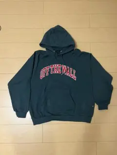 VANS OFF THE WALL パーカー ダークグリーン