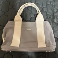 ルルレモン ツートーン キャンバス トートバッグ ベージュ 10L - メルカリ