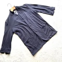 良品 BACK NUMBER【M】紺 カーディガンのサムネイル