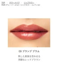 RMK デューイーメルトリップカラー 09 プランププラム