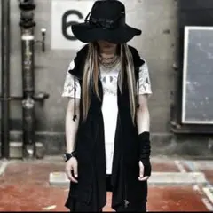 civarize V系 ジレベスト ロック バンド qkm ドレープ - メルカリ