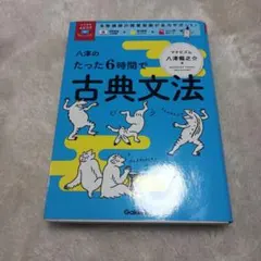 八澤のたった6時間で古典文法　ミニブック無し