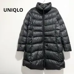 2025年新作完売品　UNIQLO ウルトラライトダウンコート M ブラック UNIQLO ユニクロ ウルトラライトダウン ロングコート M ブラック