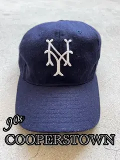 【90s】COOPERSTOWN ネイビー NY
