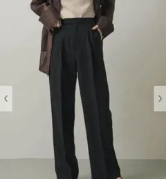 【SENSE OF PLACE】センタープレスストレートパンツ