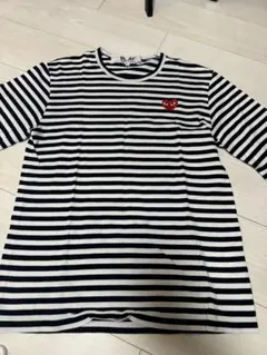 PLAY COMME des GARÇONS ストライプ長袖Tシャツ M