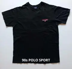 90s POLO SPORT ポロスポーツ Tシャツ Mサイズ 黒 USA製