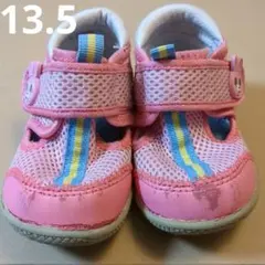 ミキハウス ホットビスケッツ　サンダル 13.5センチ ピンク