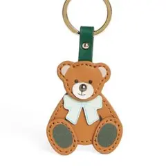 未使用】COACH コーチ レザー ベア キーホルダー ブラウン - メルカリ
