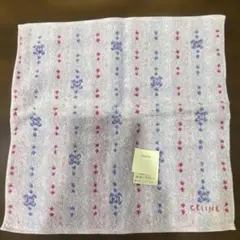 CELINE セリーヌ タオルハンカチ マカダム柄 パープル - メルカリ