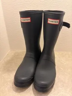 HUNTER レインブーツ 25cm ネイビー ハンター 長靴