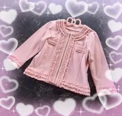 ギャラリービスコンティ♡パール♡フリル♡カーディガン♡ノーカラージャケット