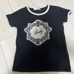Rady ロゴプリントTシャツ ブラック