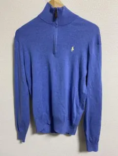 ハーフジップ ニット