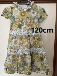 センスオブワンダー　リバティワンピース　120cm ③