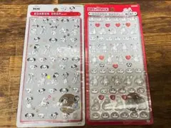 ディズニー　ボンボンドロップシール　ミニ　ベイマックス　101匹わんちゃん　2枚
