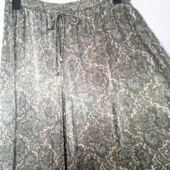 【ZARA】ペイズリー柄フレアロングスカート