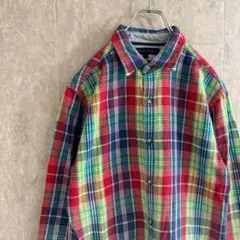 TOMMY HILFIGER トミーヒルフィガー チェック柄 長袖シャツ