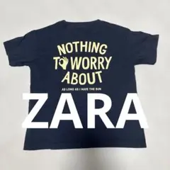 ZARA ネイビー Tシャツ 3-4歳100cmのサムネイル