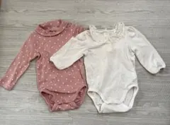 H&M ロンパース　4-6M ２枚セット
