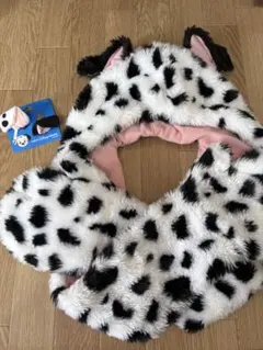 ディズニー　101匹わんちゃん　マフラーキャップ　ヘアピン