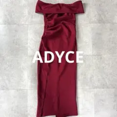 ADYCE パーティドレス ナイトドレス キャバドレス オフショルダー XS