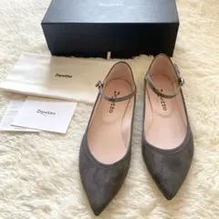 美品★repetto レペットクレメンス メリージェーン フラットシューズ 黒のサムネイル