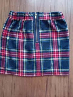 チェック柄タイトスカート 115サイズ