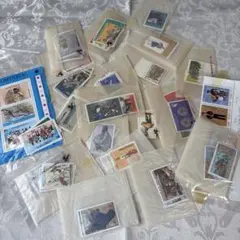 外国切手(未使用)　約90枚