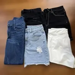 1ヶ月限定出品　ジーンズ、ミニスカート、ショートパンツ
