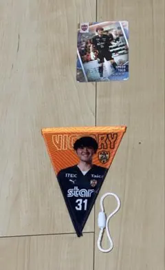清水エスパルス 梅田選手カード＆ミニガーランドセット