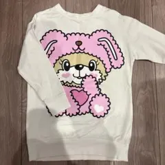 EARTHMAGIC ホワイト トレーナー 110