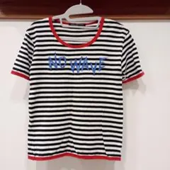 WHO'S A YELLOW RUBY ボーダー Tシャツ Lサイズのサムネイル
