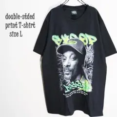 90s スヌープドック　ブラック　usa製　シングルステッチ　半袖tシャツ　L 90s スヌープドック ブラック usa製 シングルステッチ 半袖tシャツ L