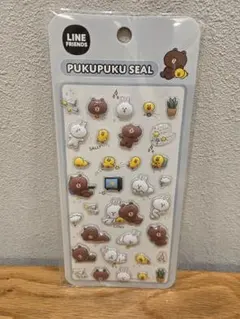 LINE FRIENDS ぷくぷくシール ラインフレンズ