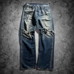 levi's 501 W32 ダメージデニム グランジ 00s y2k
