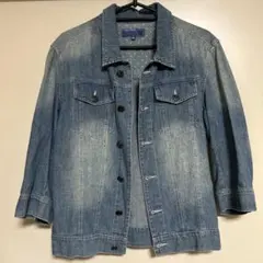 薄手　デニムジャケット