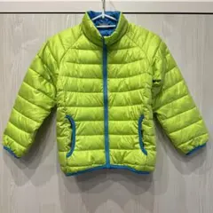 蛍光グリーン キルティングジャケット　120センチ