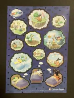 ポケモンシール　ツタージャ・ポカブ・ミジュマル・ヤチラーミィ・ゴンベ　他