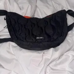 niko and... キルティングショルダーバッグ ブラック