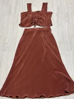 LUDIC PARK プリーツスカート トップス セット Mサイズ