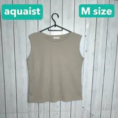 ✨レディース✨aquaiist✨Mサイズ✨ノースリーブ✨グリーン系