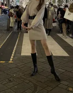 GRL ニットワンピース セットアップ Lサイズ