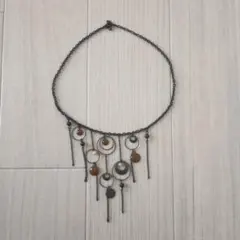 ネックレス 黒茶色
