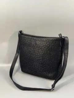 美品】 貴彦 Takahiko パイソン 本革 ショルダーバッグ 黒 ブラック 