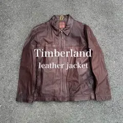 【超希少◎】Timberland　レザージャケット　ライダース　古着　00s