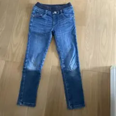 スリムフィットデニムパンツ 130cm インディゴブルー
