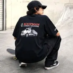 【超希少】カーハート 企業ロゴ ワークTシャツ XL 黒 バックプリント 古着