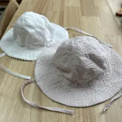 H&M ベビー帽子 2点セット 80