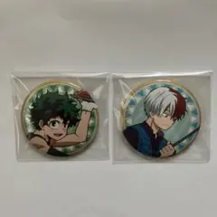 僕のヒーローアカデミア 缶バッジ 緑谷出久 轟焦凍